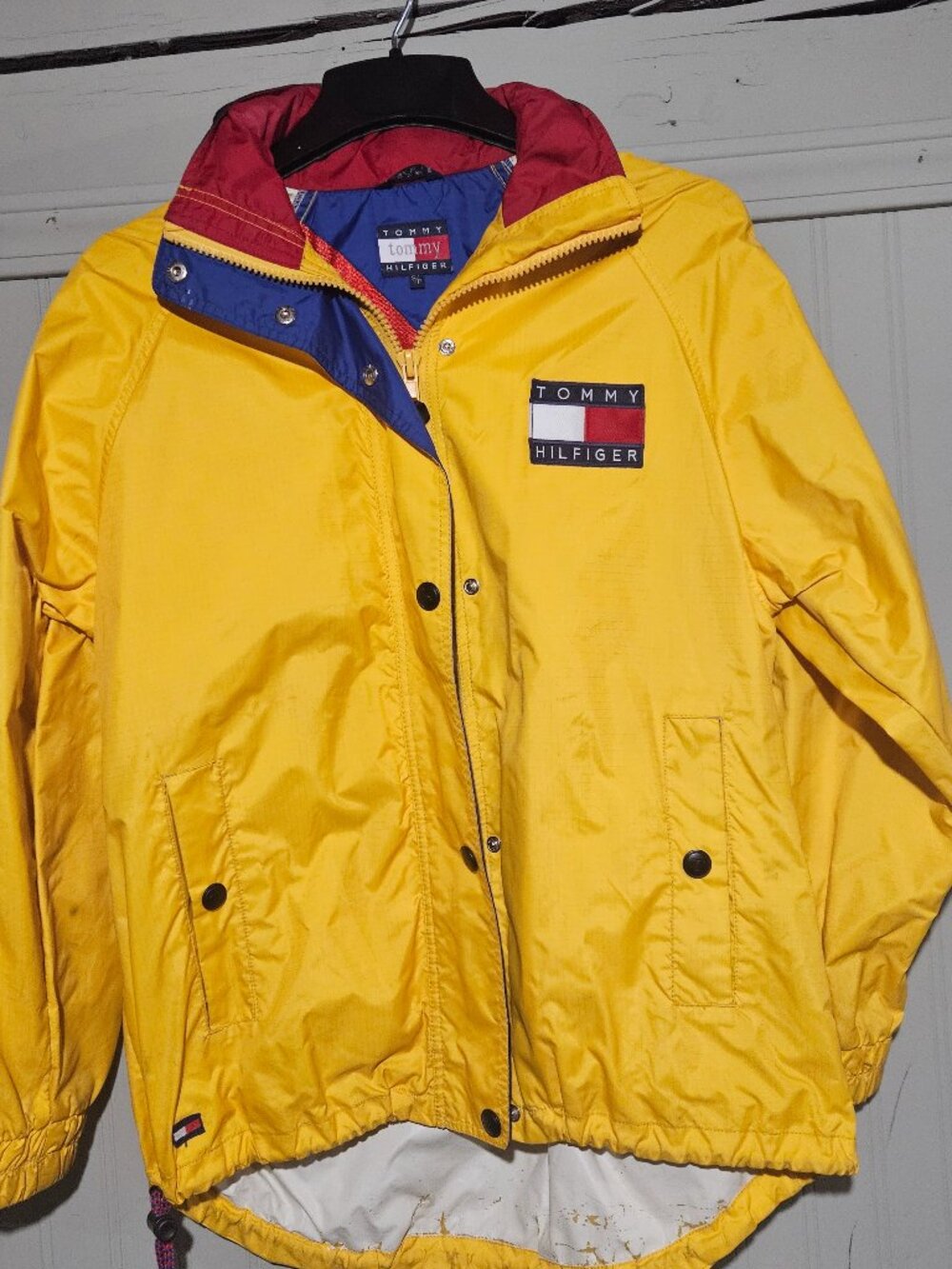 Vintage Tommy Hilfiger Rain Jacket with Hood